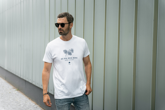 🇫🇷  Tee-shirt français homme Branche de pin