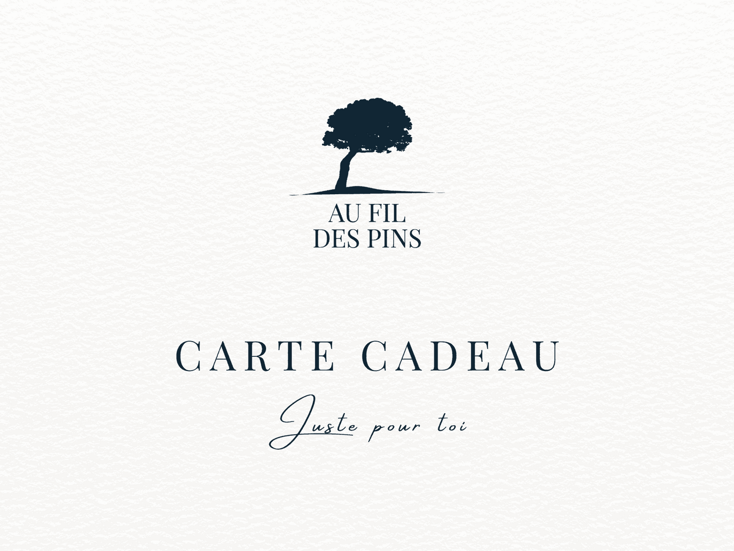 Carte-cadeau - Au Fil des Pins