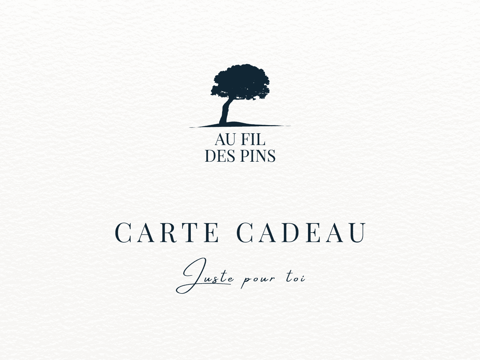 Carte-cadeau - Au Fil des Pins