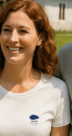 🇫🇷 Tee-shirt français femme Béret - Au Fil des Pins