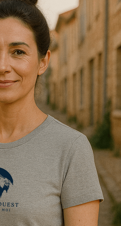 Tee-shirt Femme "Pyrénées" – Coton Bio & Éco-Responsable