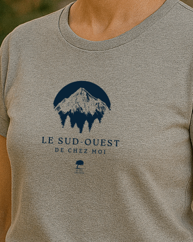 Tee-shirt Femme "Pyrénées" – Coton Bio & Éco-Responsable