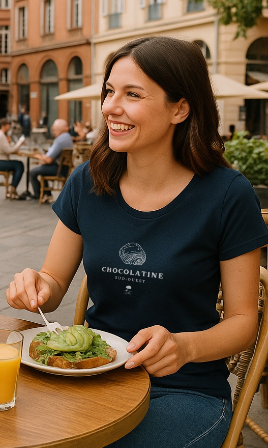 Tee-shirt Chocolatine femme Coton bio