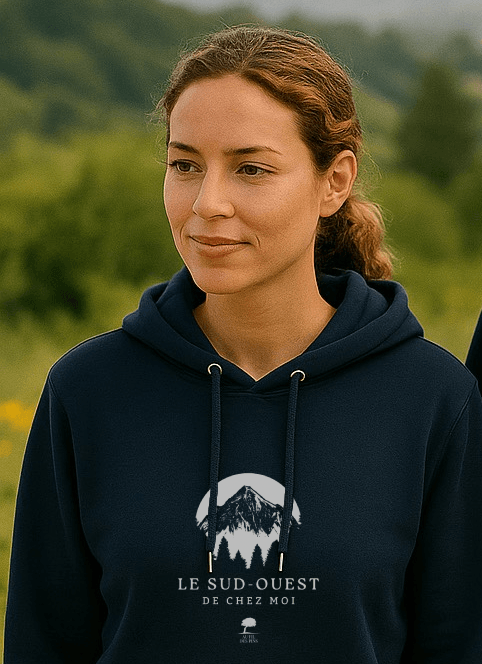 Sweat à capuche Pyrénées - Au Fil des Pins