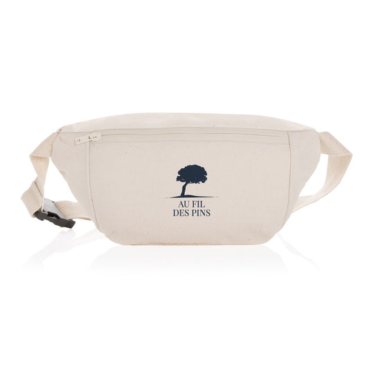 Sac banane couleur naturelle fabriqué à partir de coton recyclé