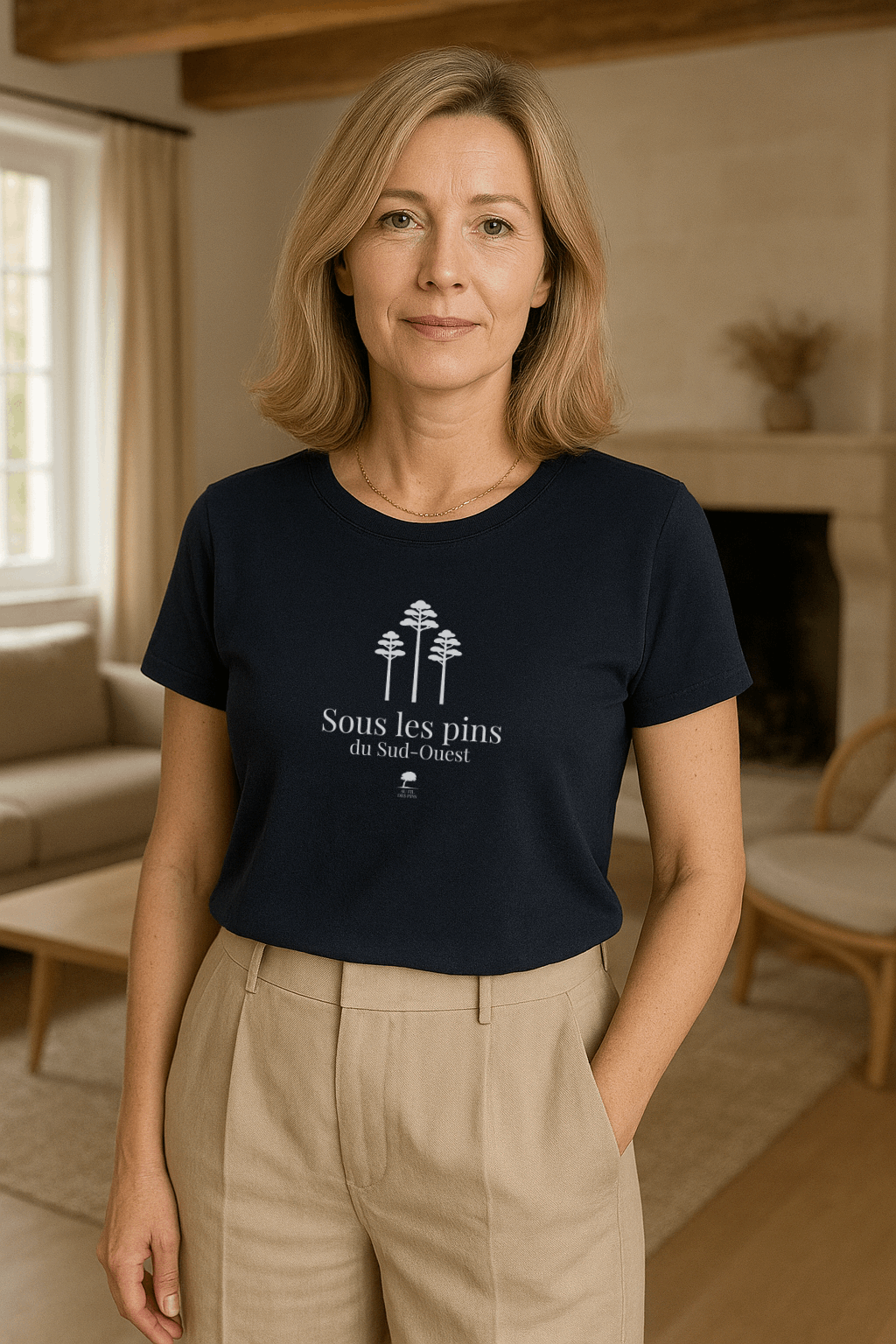 Tee-shirt éco-responsable Sous les Pins