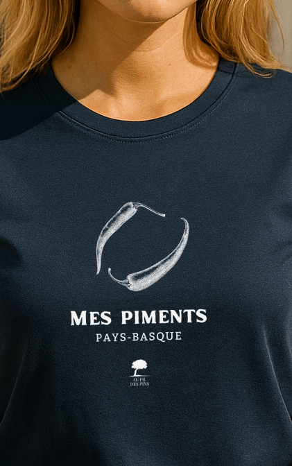 Tee-shirt Femme Éco-Responsable "Pays Basque" – Coton Bio