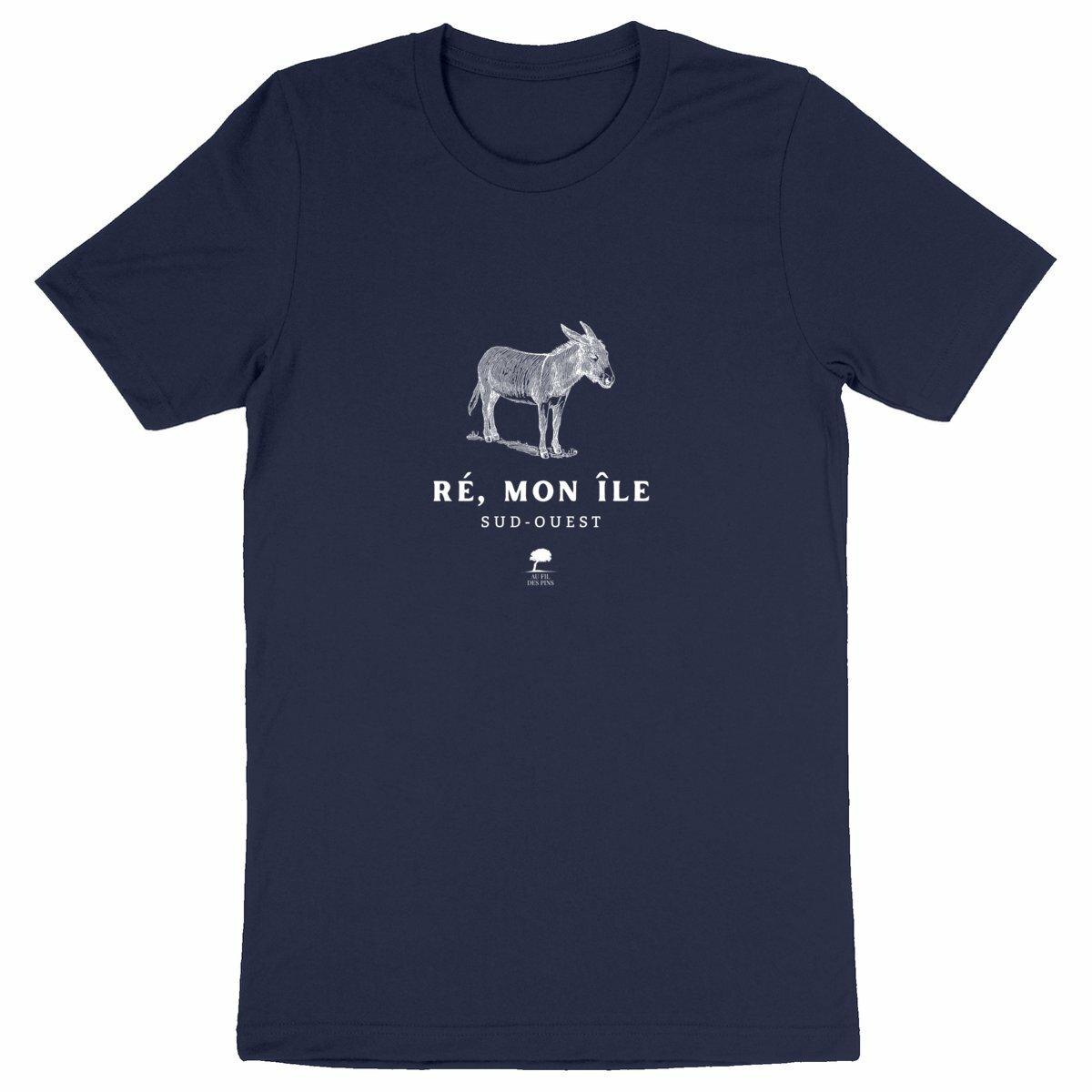 Tee-shirt éco-responsable homme Ile-de-Ré - Au Fil des Pins -