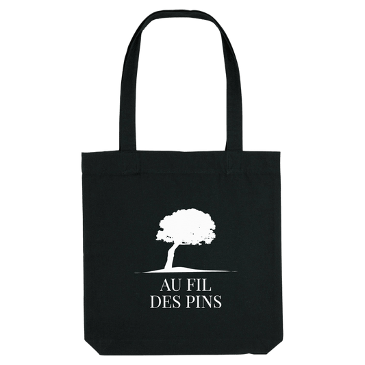 Tote bag noir Au Fil des Pins - Au Fil des Pins
