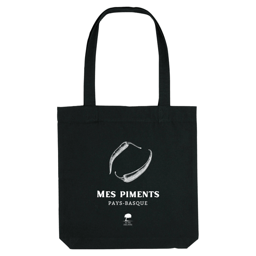 Tote Bag Piments🌶 L'Esprit du Pays Basque - Au Fil des Pins