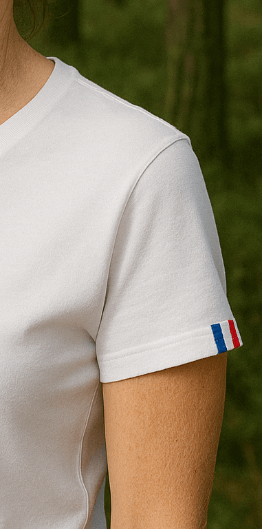 🇫🇷 Tee-shirt français femme Logo - Au Fil des Pins