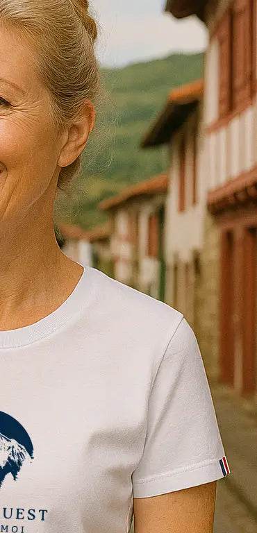🇫🇷 Tee-shirt français femme Pyrénées - Au Fil des Pins