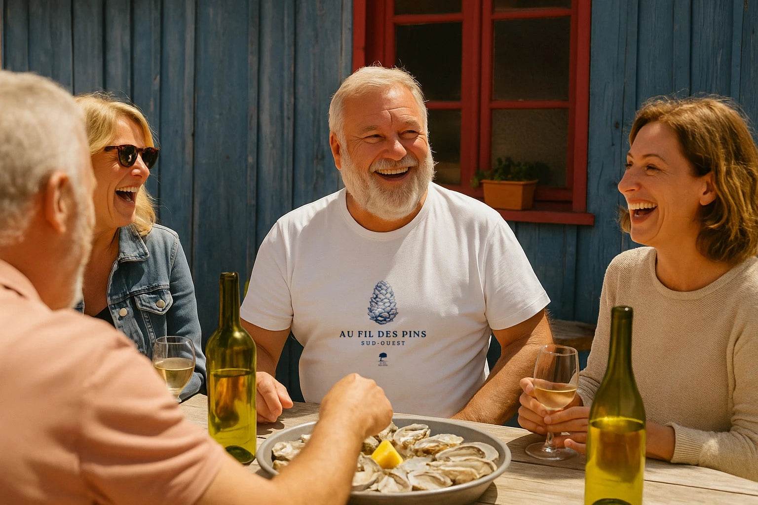 🇫🇷 Tee-shirt Pomme de Pin – Coton Bio, Fabrication Française - Au Fil des Pins