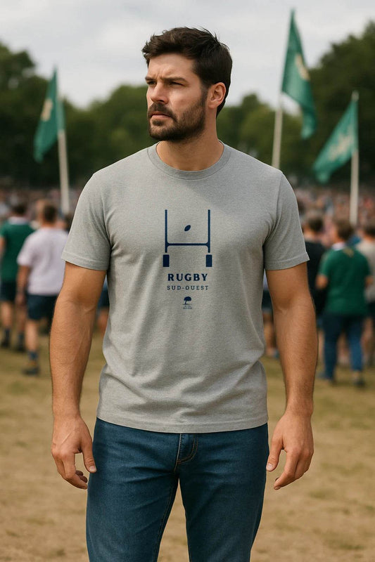 Tee-shirt rugby éco-responsable homme - Au Fil des Pins