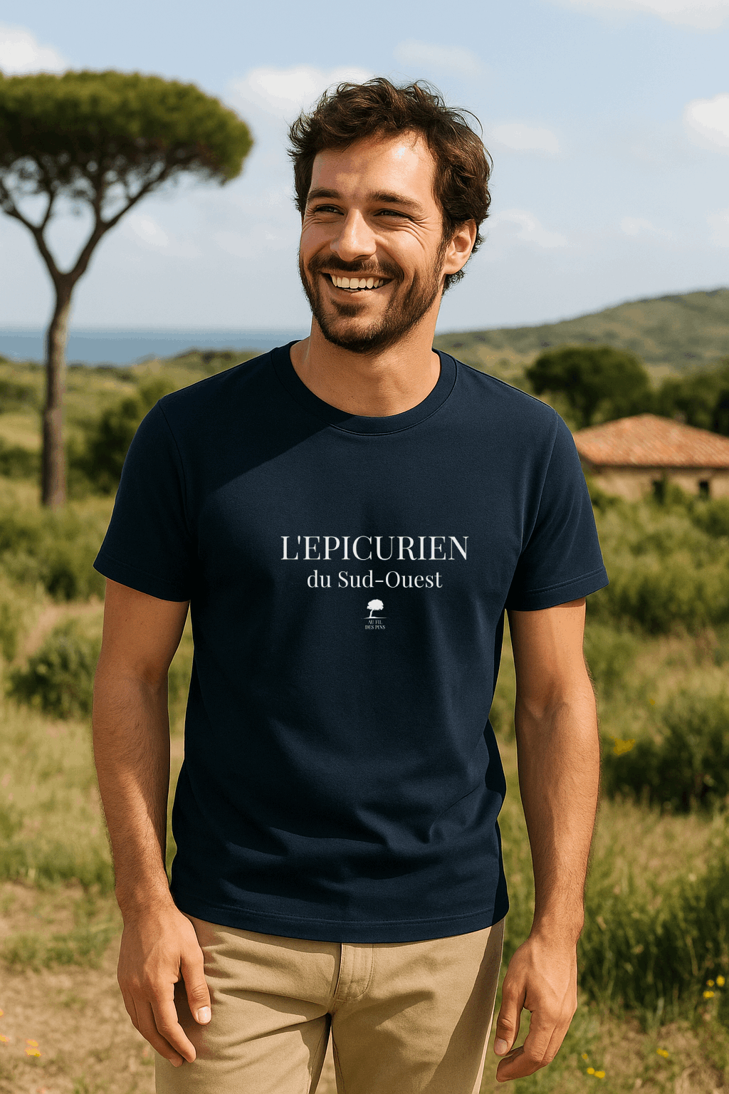 Tee-shirt éco-responsable homme L'Epicurien