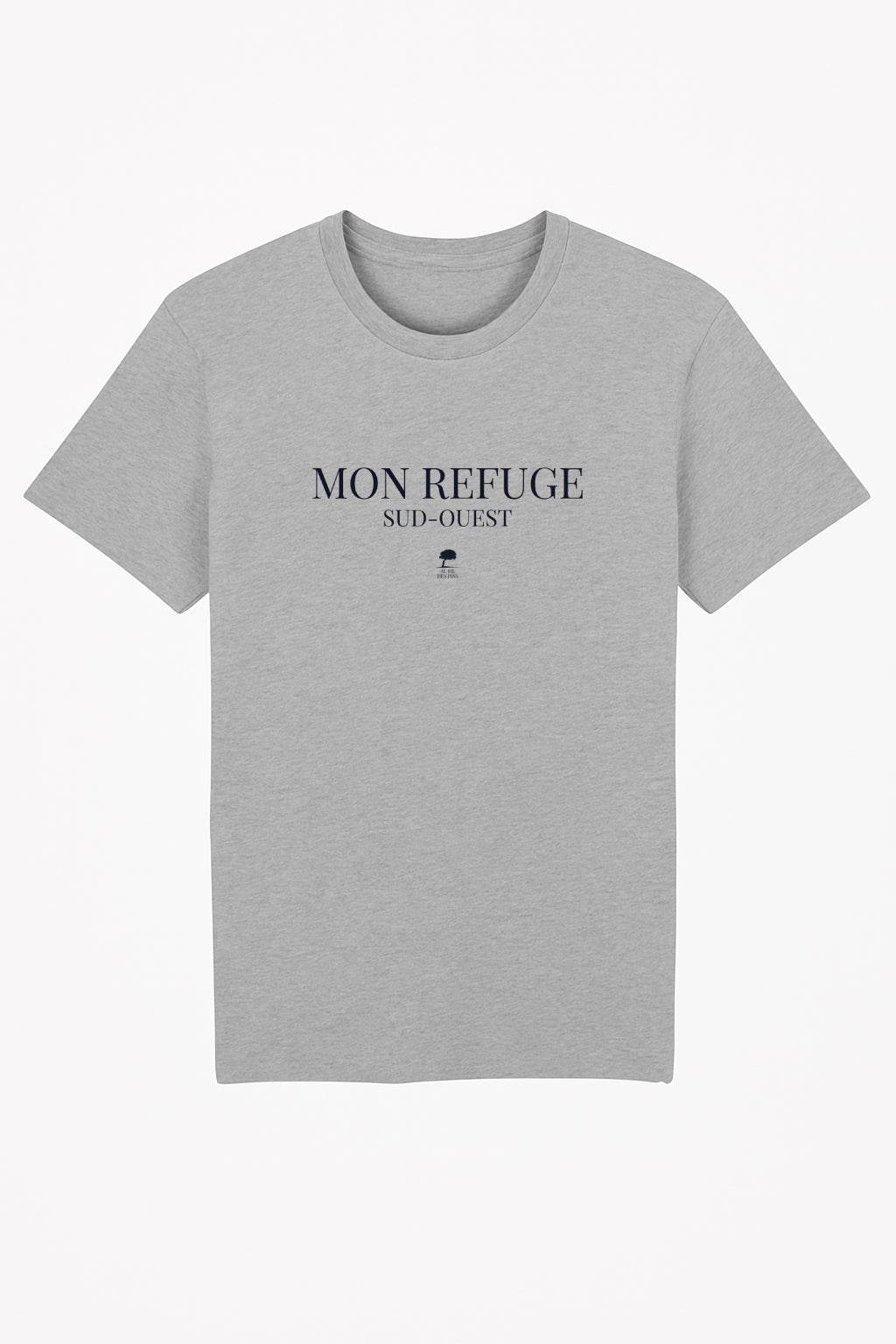 Tee-shirt éco-responsable homme Mon refuge - Au Fil des Pins