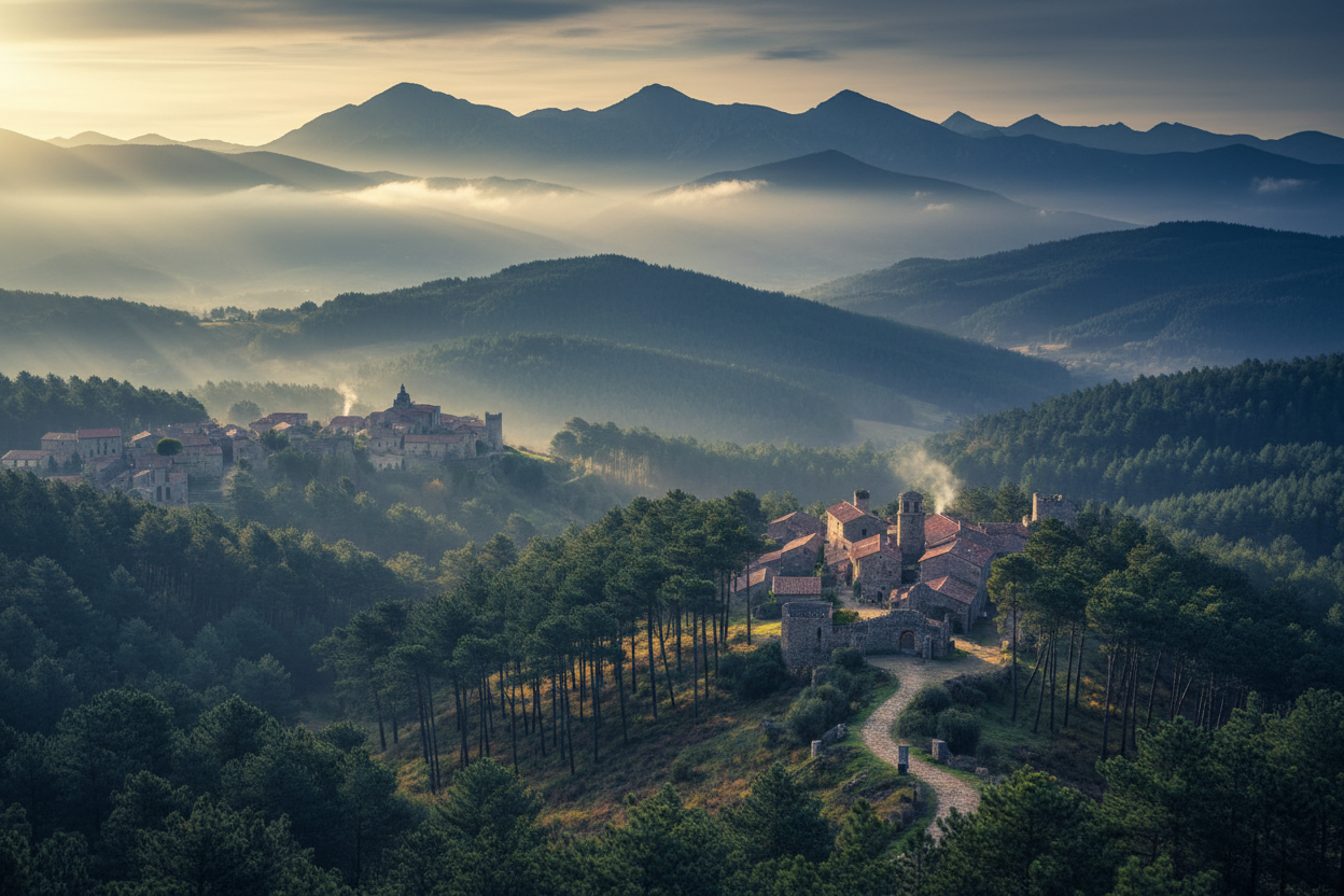 France Sud-Ouest : paysage mystique entre forêt de pins landaise, océan et patrimoine médiéval