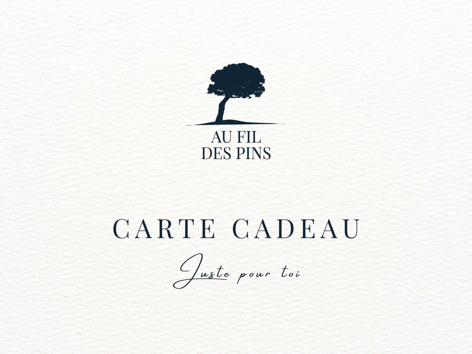 NOTRE CARTE-CADEAU