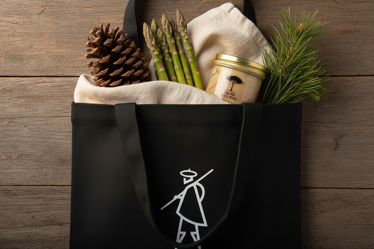 Tote bag Échassier — contenance landaise