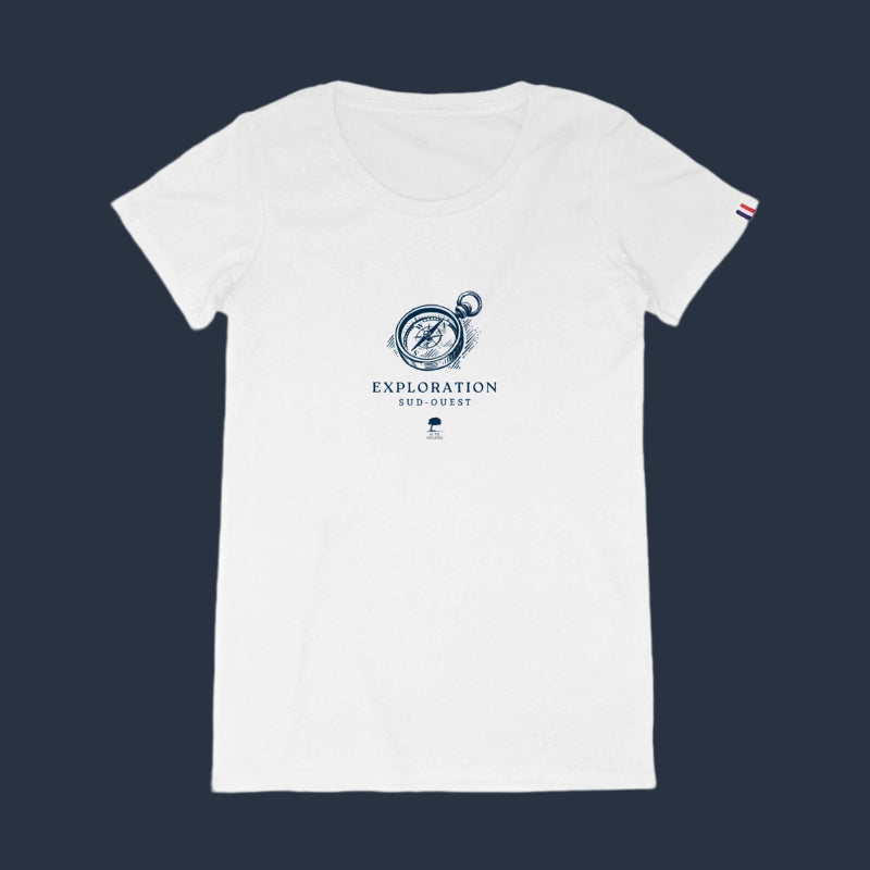 🇫🇷 Tee-shirt français femme Boussole