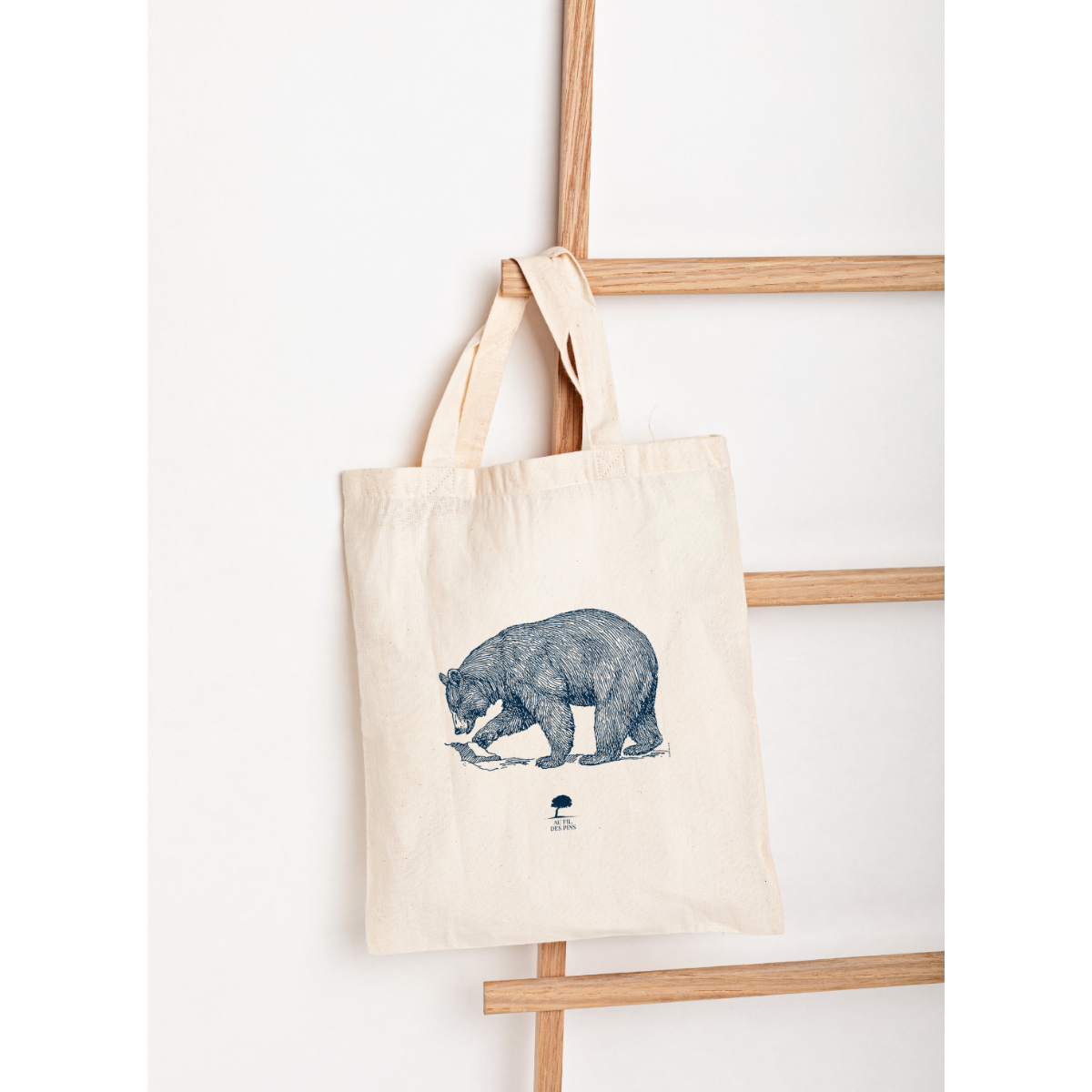 Tote bag coton Ours