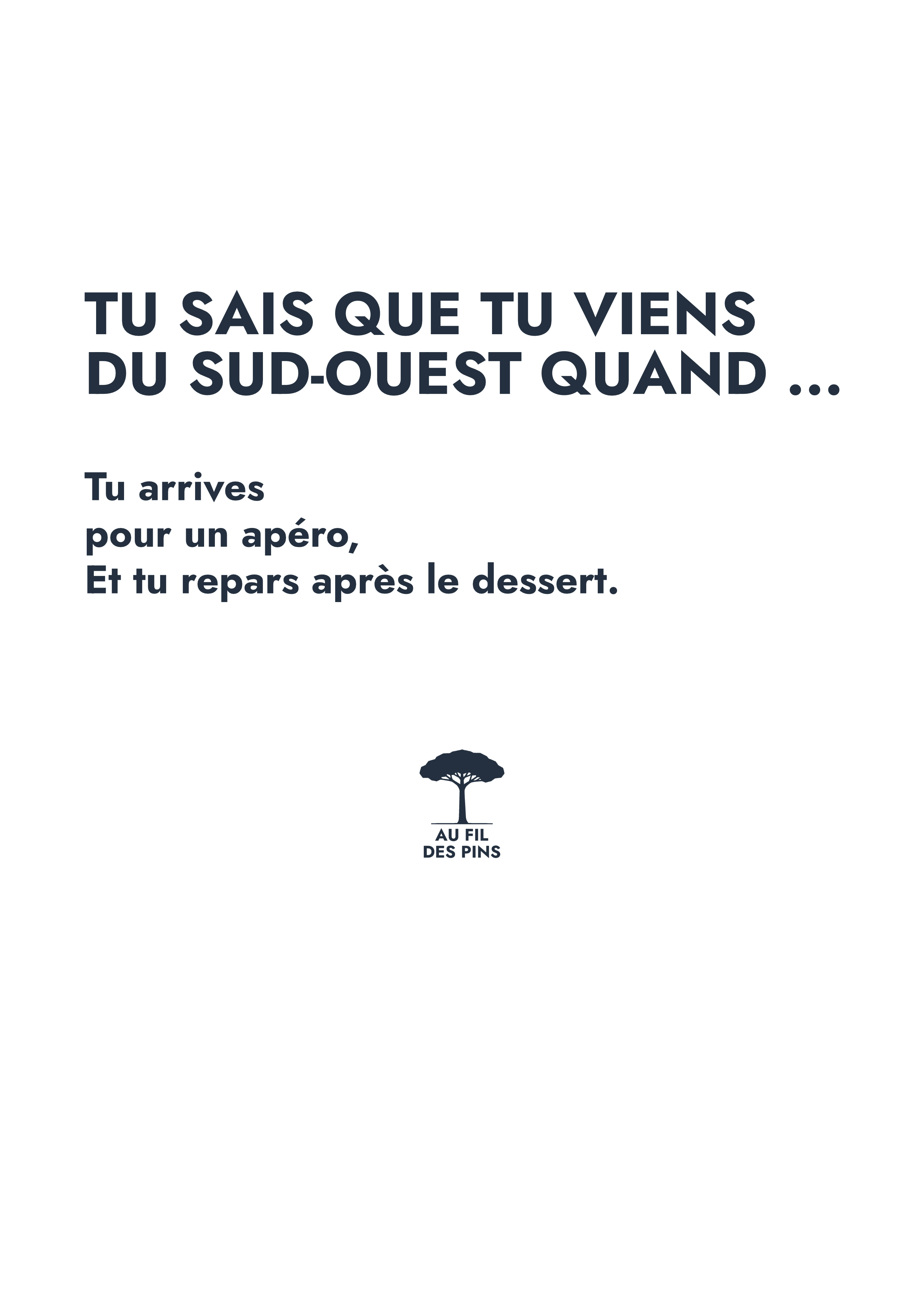 T-shirt « Tu sais que tu viens du Sud-Ouest » — L'Apéro