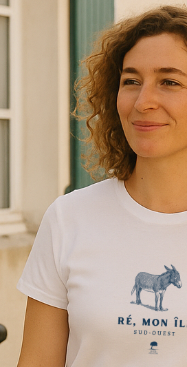 🇫🇷 Tee-shirt français femme Ile-de-Ré