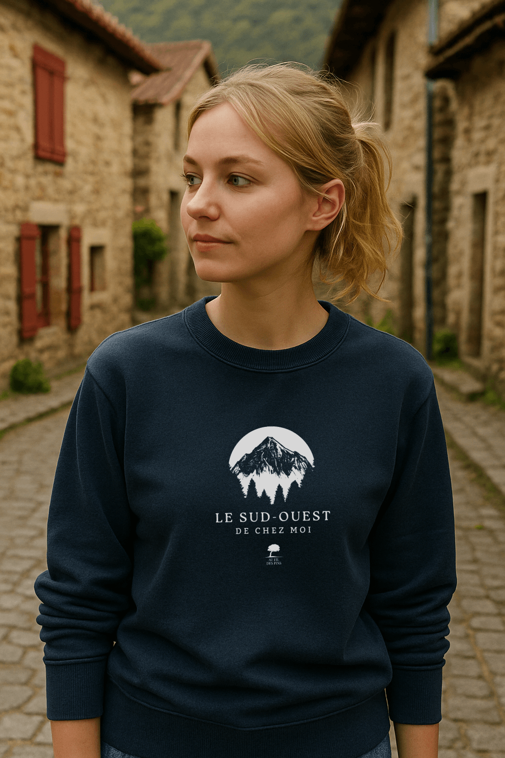 Sweat éco-responsable Pyrénées - Au Fil des Pins