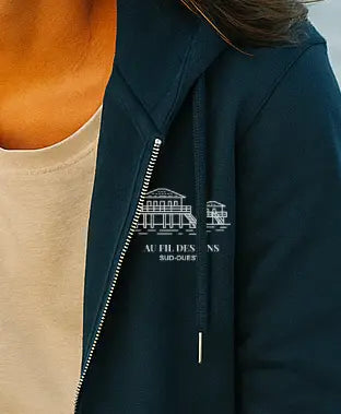 Sweat à capuche zippé Tchanquée-basic-Au Fil des Pins-TPOP