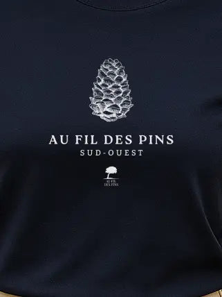 Tee-shirt Femme Éco-Responsable "Pomme de Pin" – Coton Bio GOTS