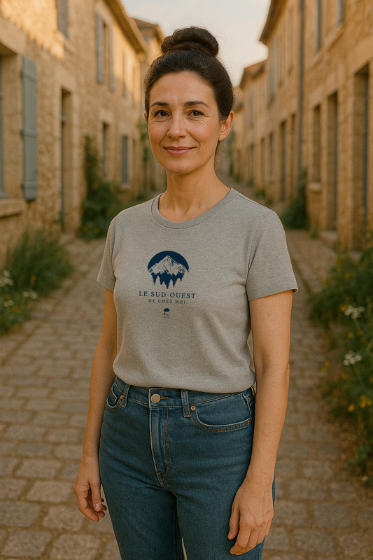 Tee-shirt Femme "Pyrénées" – Coton Bio & Éco-Responsable
