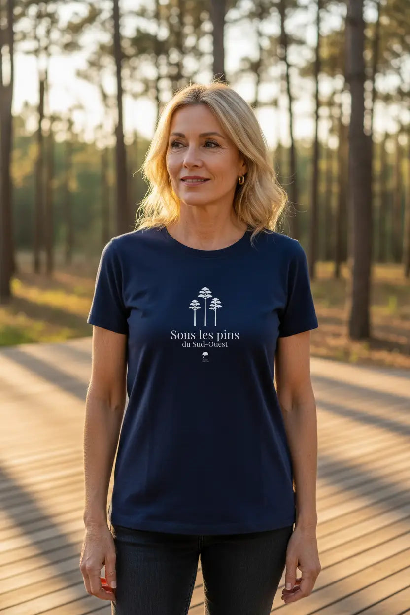 Tee-shirt éco-responsable Sous les Pins