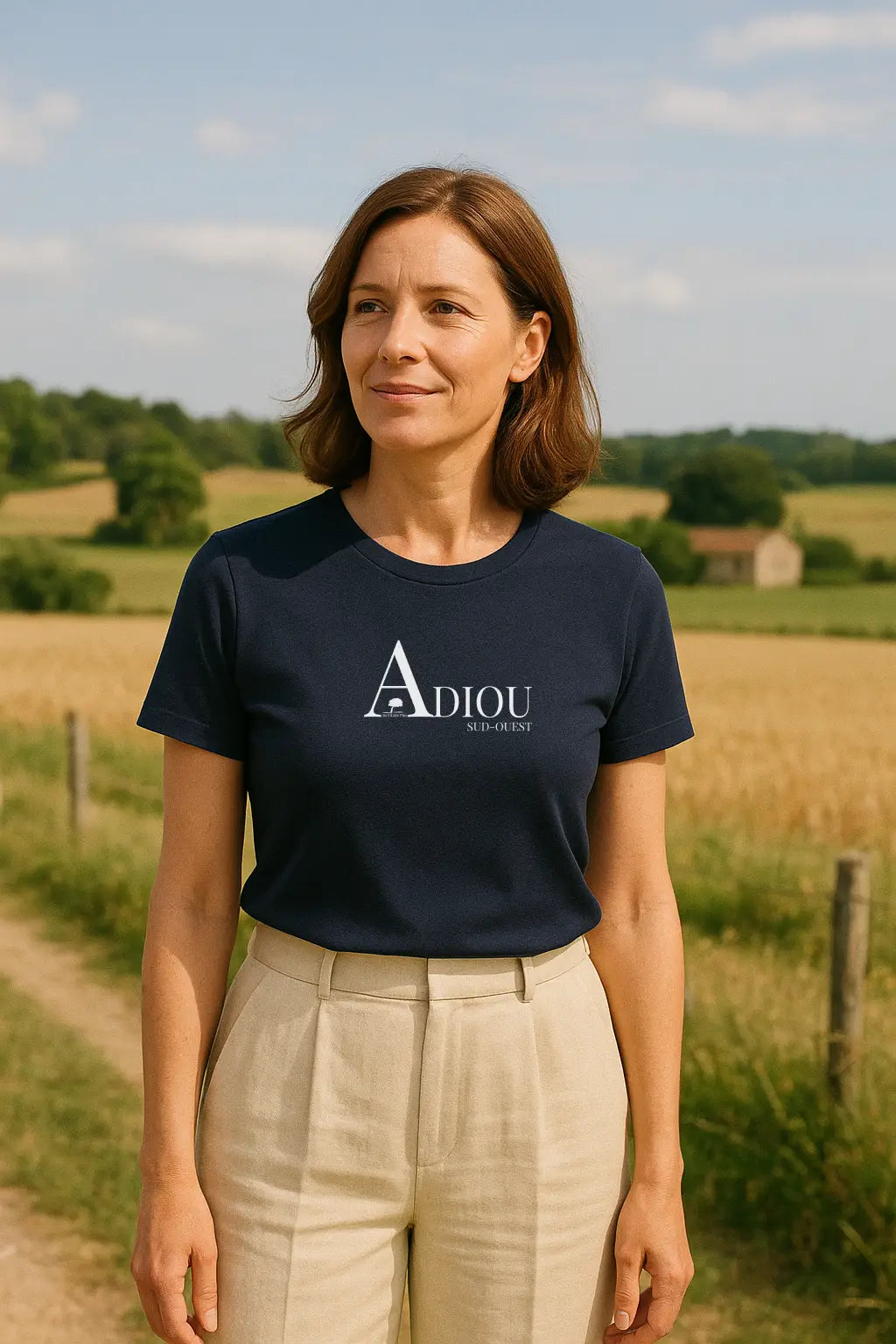 Tee-shirt éco-responsable femme Adiou-Premium Plus-Au Fil des Pins-AU FIL DES PINS