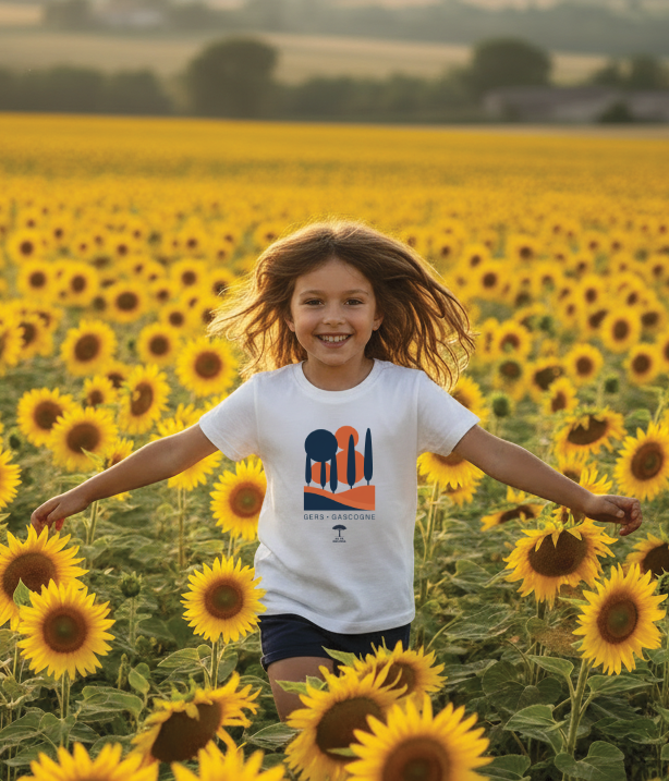 Tee-shirt éco-responsable enfant Gers