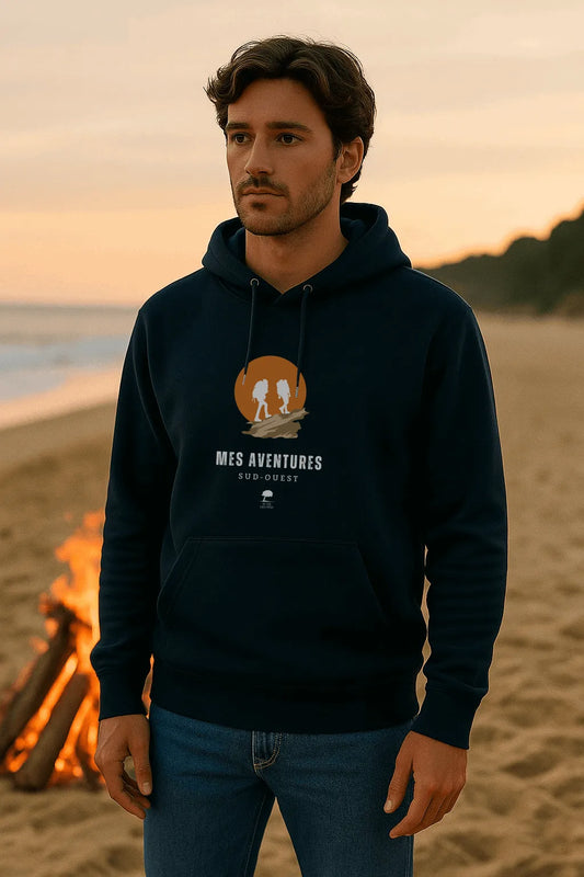 Sweat à capuche Aventures - Au Fil des Pins