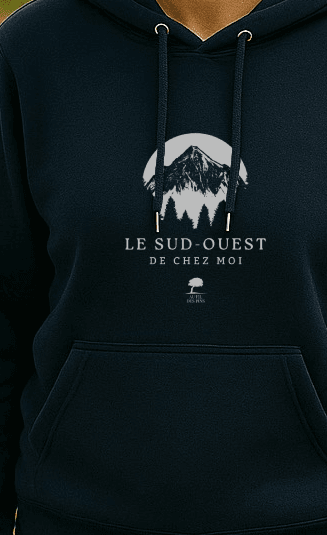 Sweat à capuche Pyrénées - Au Fil des Pins