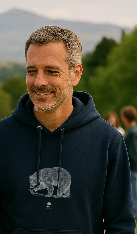 Sweat à capuche Ours