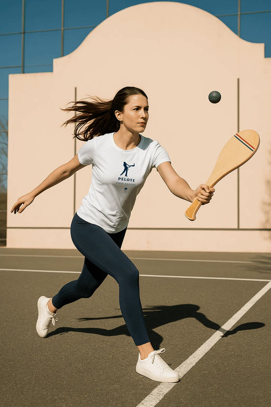 🇫🇷 Tee-shirt français femme Pelote - Au Fil des Pins