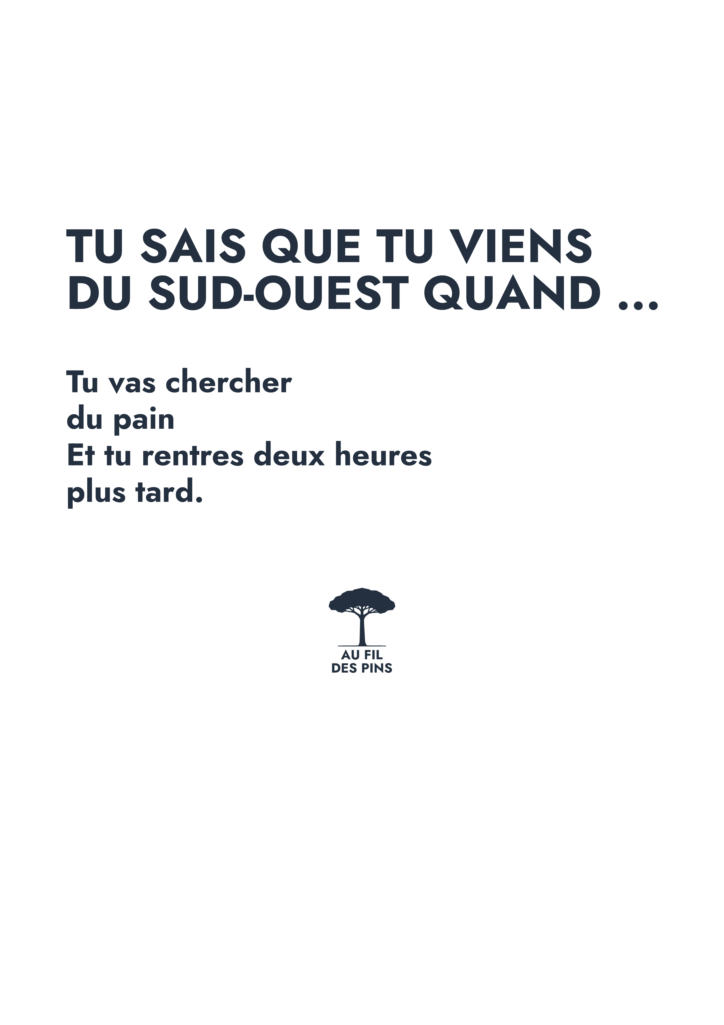 T-shirt « Tu sais que tu viens du Sud-Ouest » — Le Marché