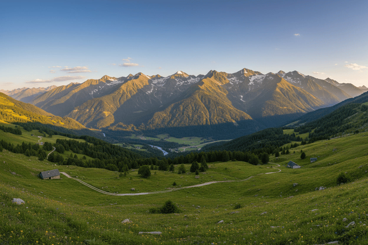 Montagnes des Pyrénées, inspiration naturelle