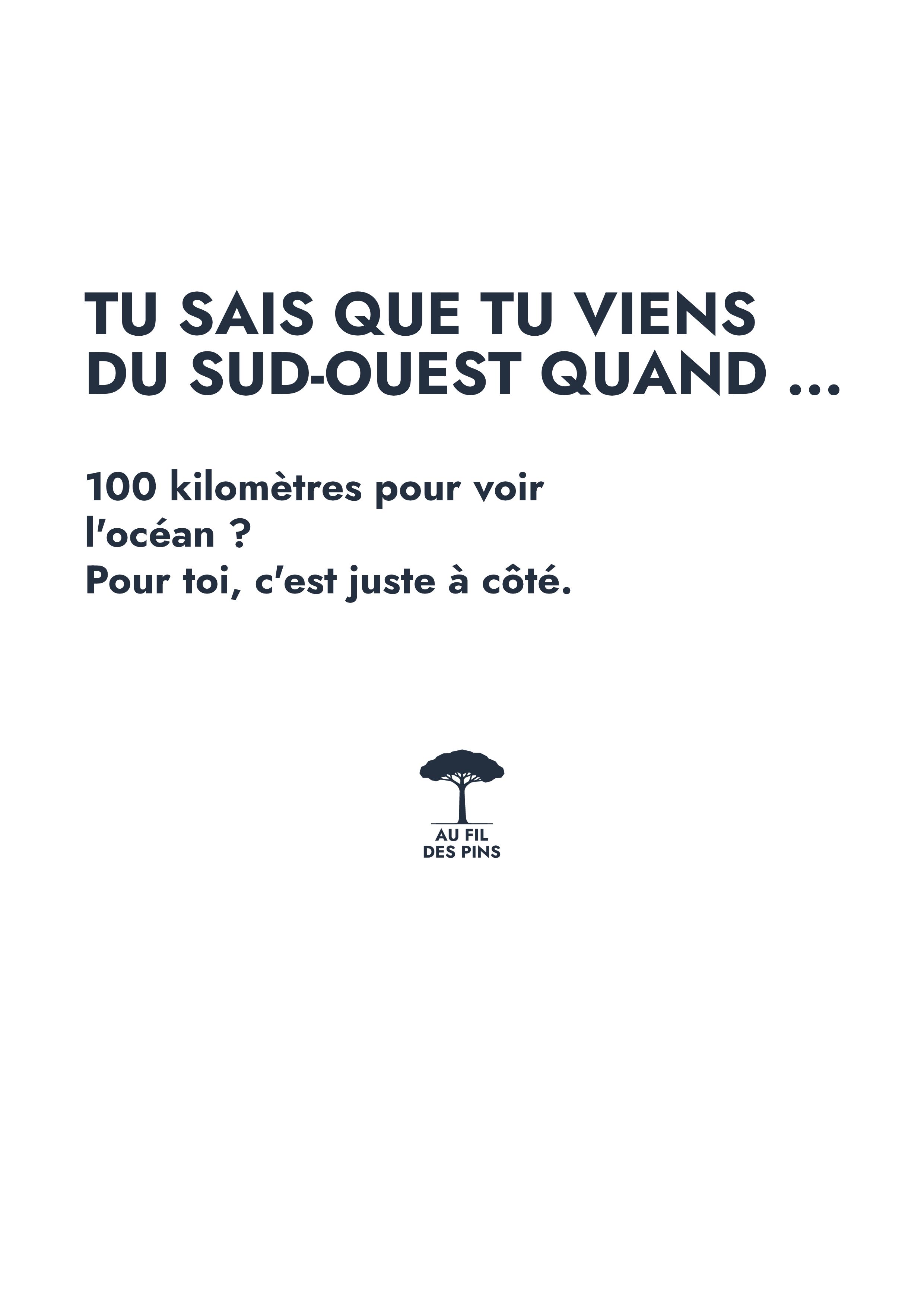 T-shirt « Tu sais que tu viens du Sud-Ouest quand » — Océan