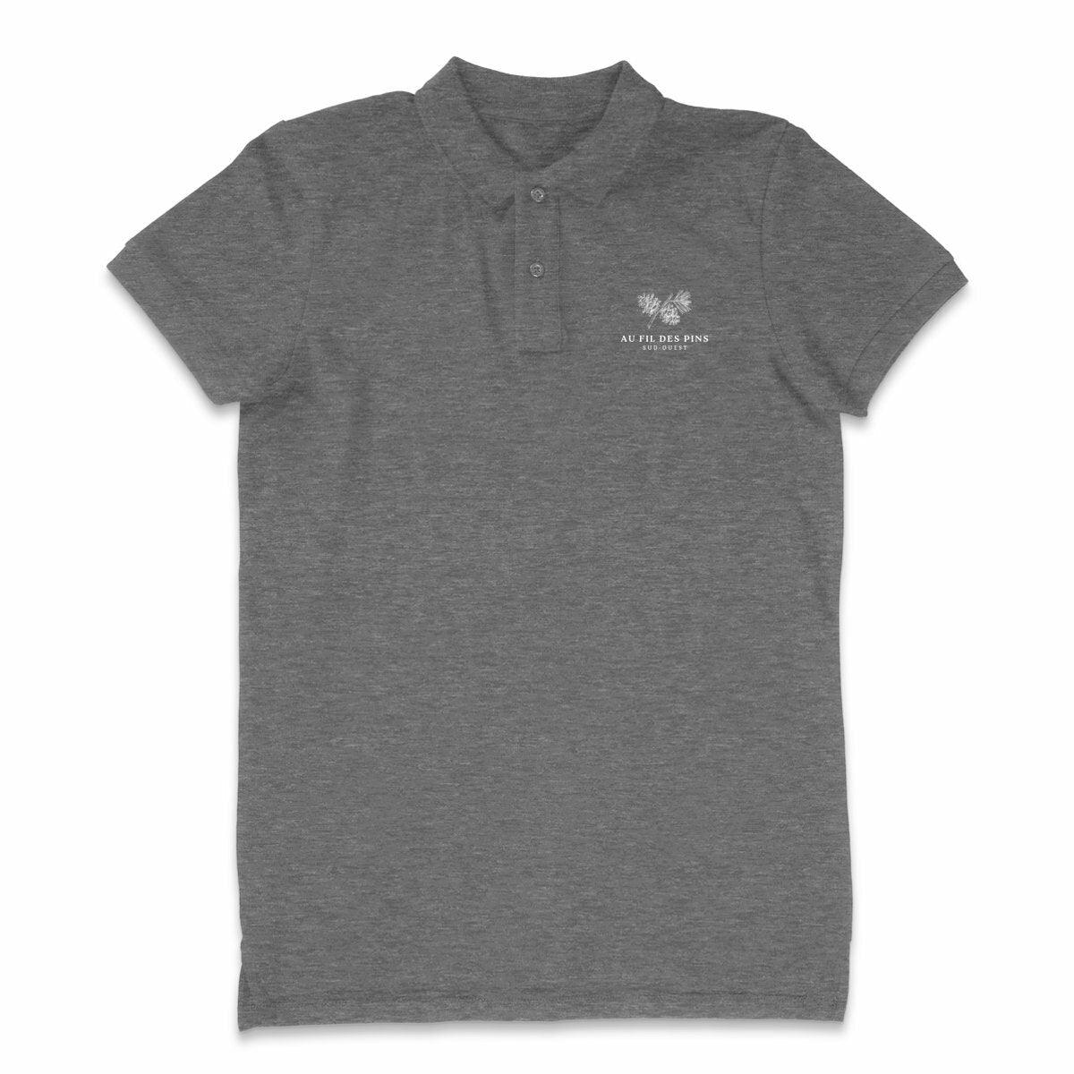 Polo homme Branche de pin - Au Fil des Pins - 