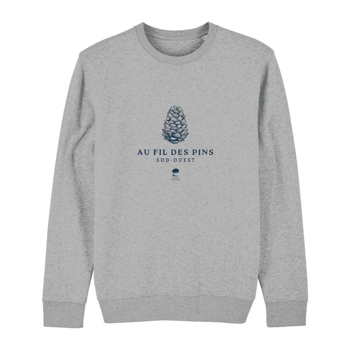 Sweat éco-responsable Pomme de Pin – Coton bio, doux et durable - Au Fil des Pins
