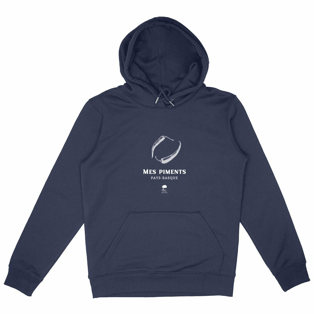 Sweat à capuche Piments - Au Fil des Pins - 