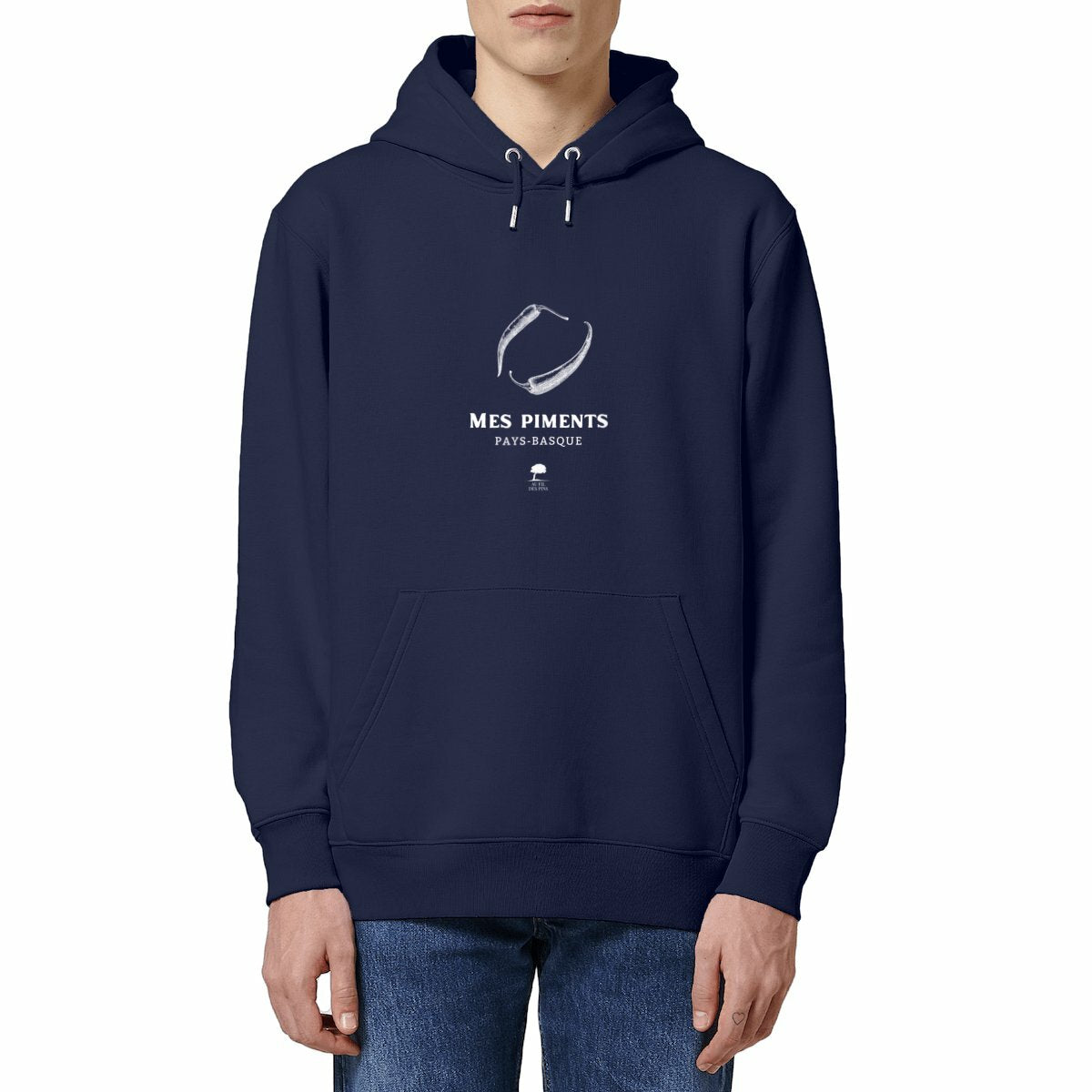 Sweat à capuche Piments - Au Fil des Pins - 