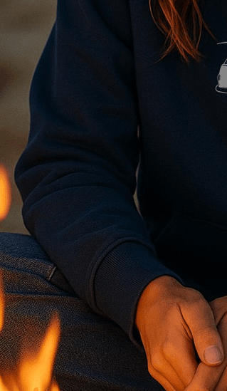 Sweat à Capuche Vagues – Mode Éthique Sud-Ouest - Au Fil des Pins