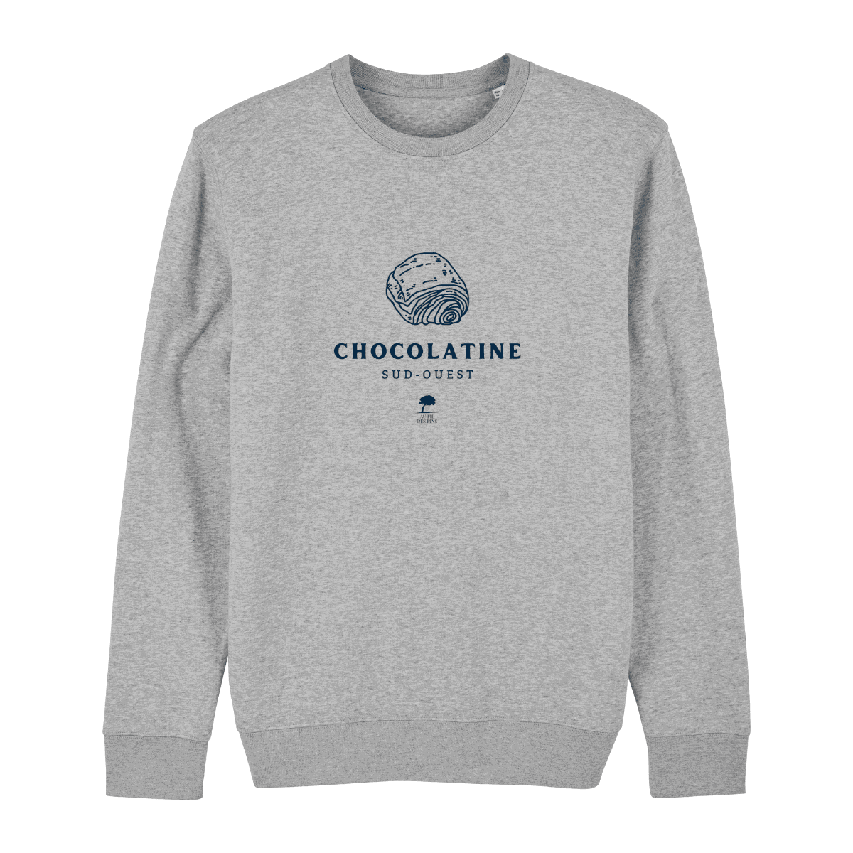 Sweat éco-responsable Chocolatine - Au Fil des Pins - 