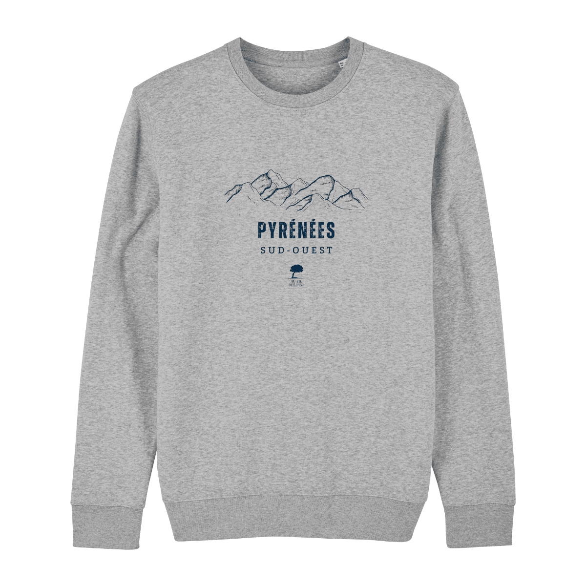Sweat éco-responsable Montagnes - Au Fil des Pins - 