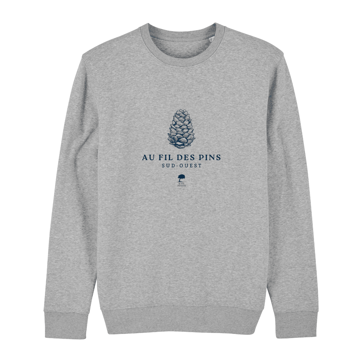 Sweat éco-responsable Pomme de pin - Au Fil des Pins - 