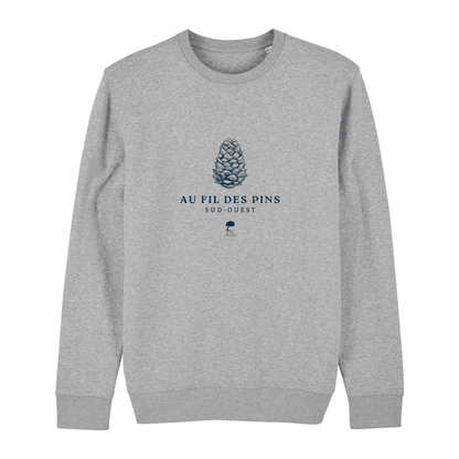 Sweat éco-responsable Pomme de pin - Au Fil des Pins - 